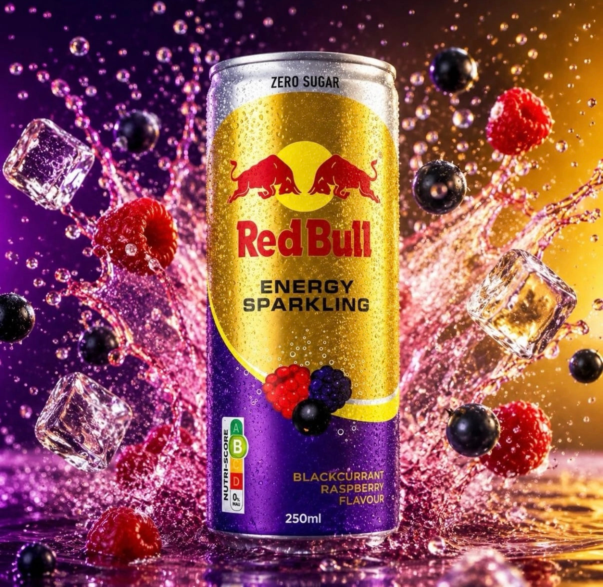 Red Bull Zero Blackcurrant Raspberry